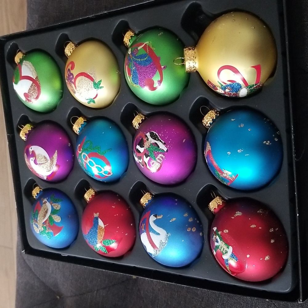 Twelve Days of Christmas Ornaments